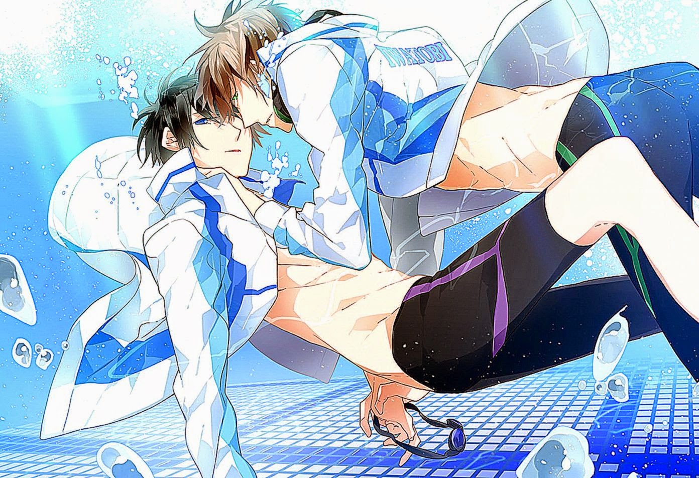 Free Anime Boys Underwater 2021 HD Wallpaper