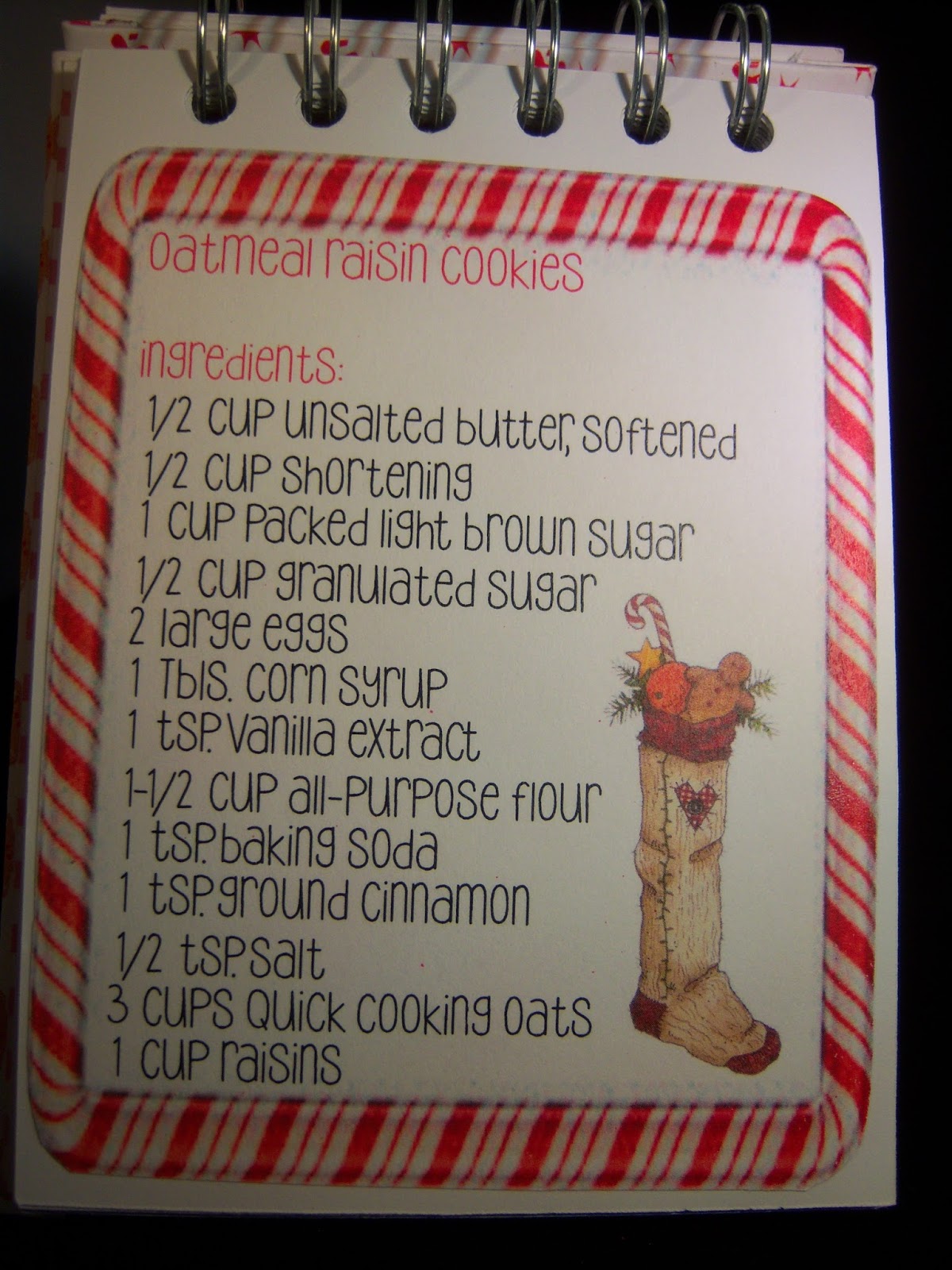ScrapnSew Granny Christmas Apron Box and Recipe Book