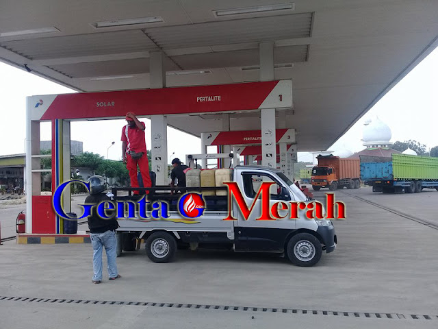 Cara Tipu Konsumen Ala SPBU Gunungkatun,  Sulap Premium Jadi Pertalite