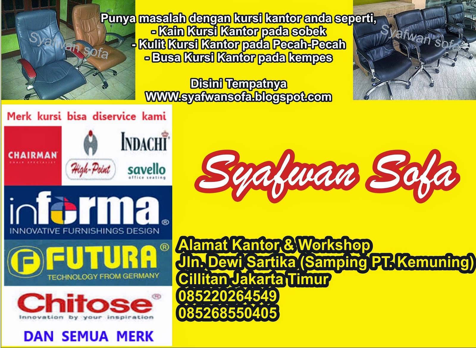 SERVICE DAN REPARASI  KURSI  SOFA DI JAKARTA  DAN BENGKULU 