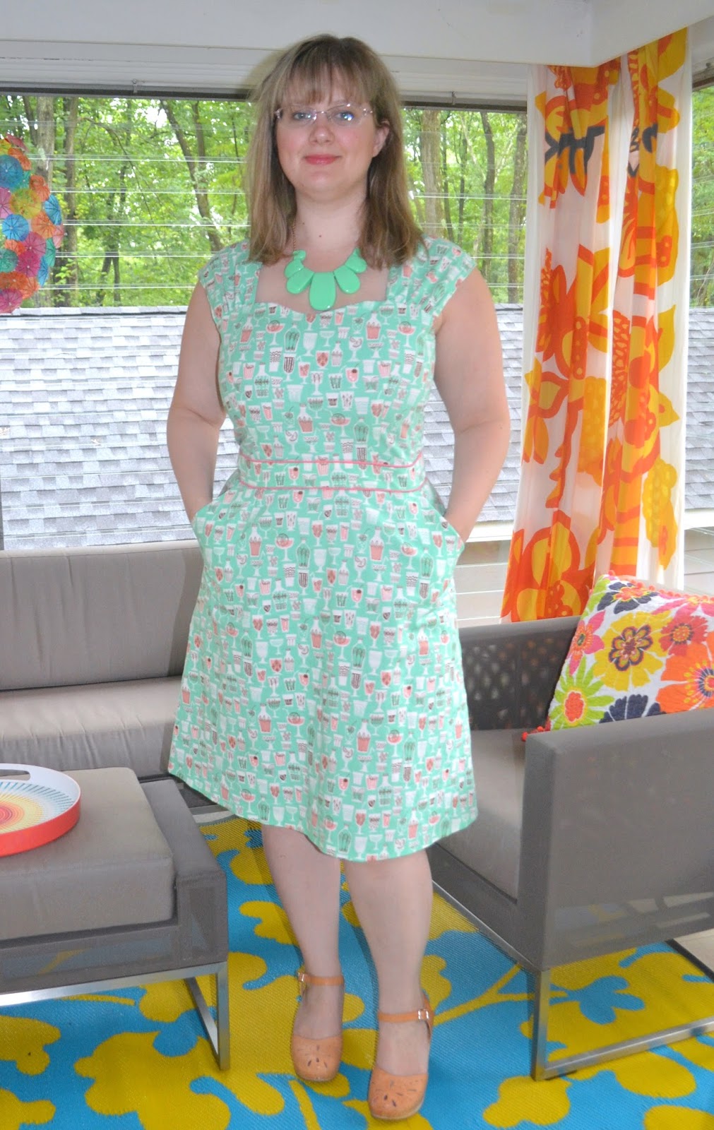 Erika Made It: Cambie Cocktail Dress