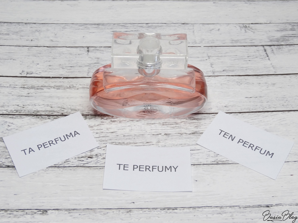 ta perfuma czy ten perfum czy te perfumy - błędy językowe