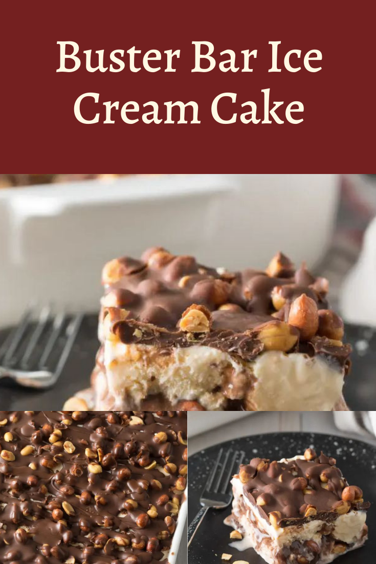 Buster Bar Ice Cream Cake