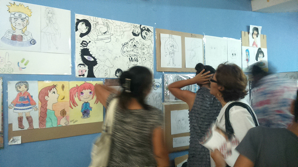 Fotos del curso de dibujo cómic manga