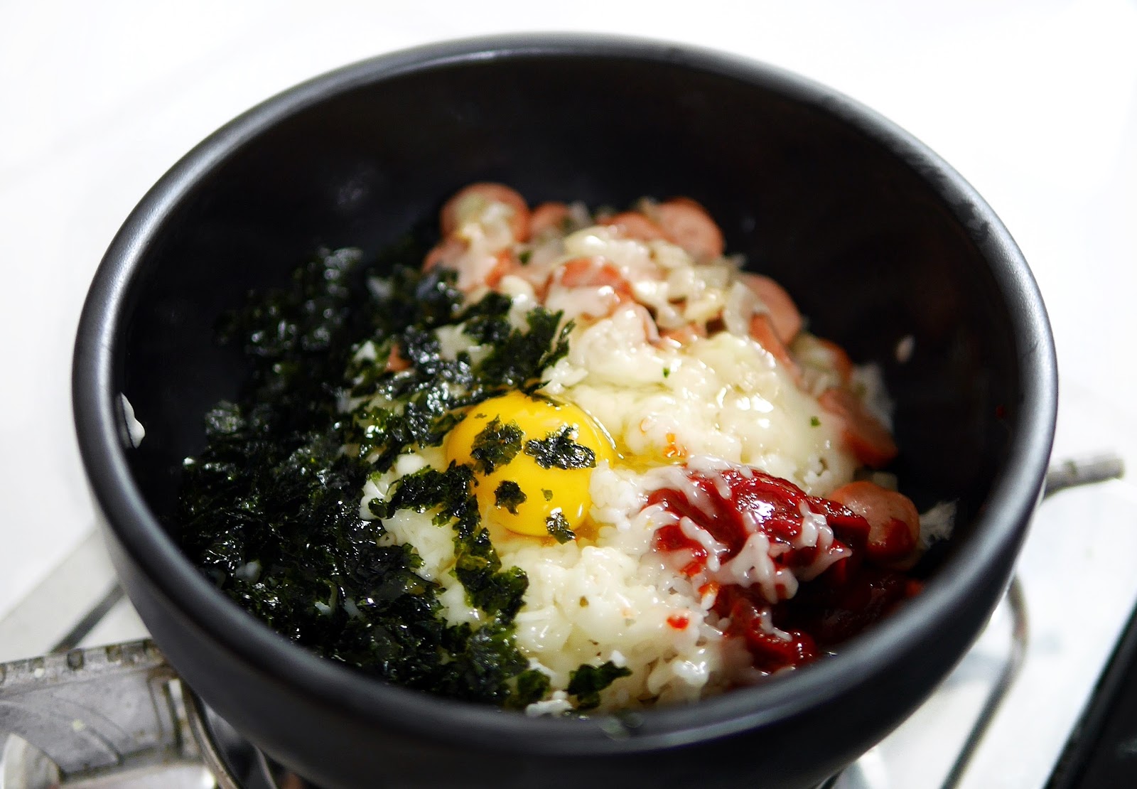 Resep Hot Stone Rice Bowl with Cheese Korean Style HeyTheresia