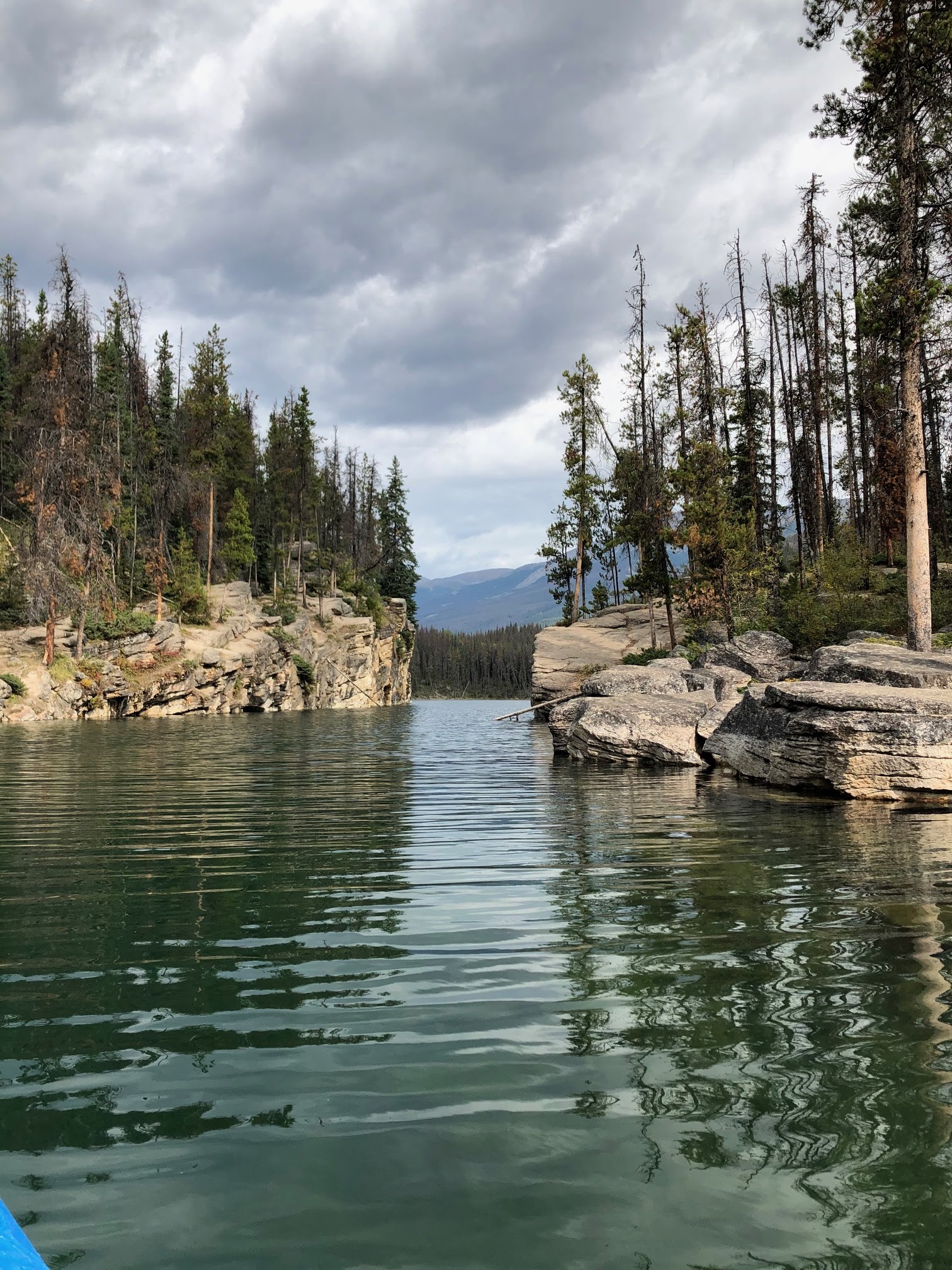 Paddling Near Edmonton, Alberta, Canada Horseshoe Lake, Jasper