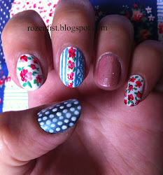 inspired nail nails arts floral summer