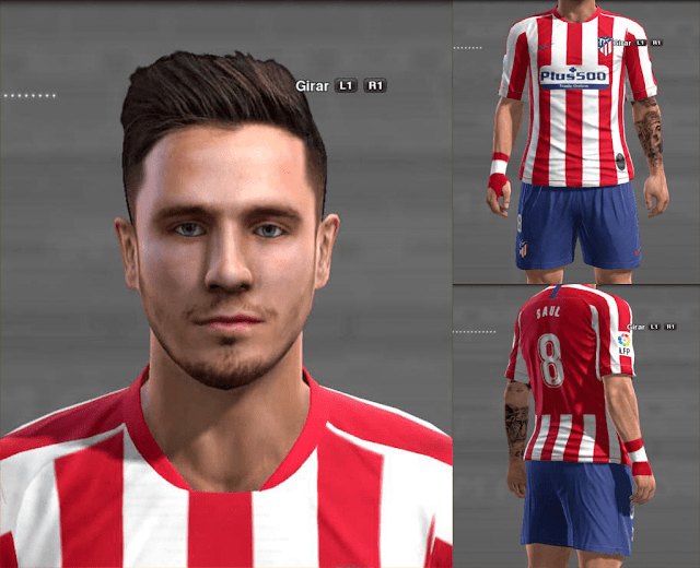 Pes 2013 Saul Niguez Face Tattoo 2019 Kazemario Evolution