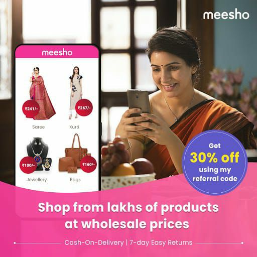Meesho Shopping App Not Delivery Charge Redeem Code CWYHMET03908