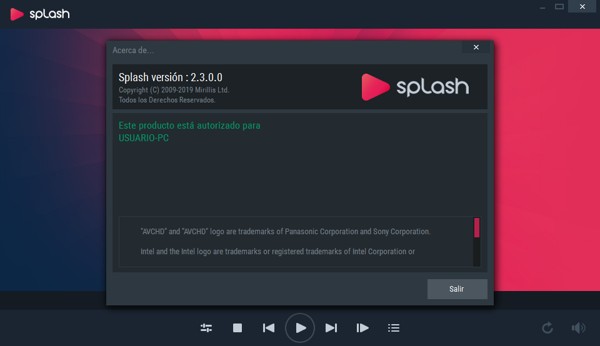 Splash Pro 2.3.0 Full Español (Potente Reproductor para Películas en HD)
