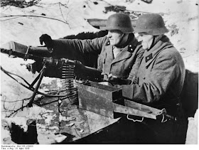 March 1945. Old men  Volksstrum defend Koenigsberg