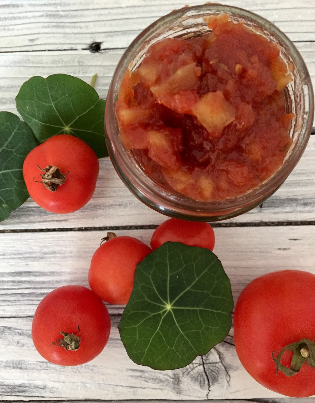 Tomaten-Apfel-Chutney Rezept glutenfrei und vegan