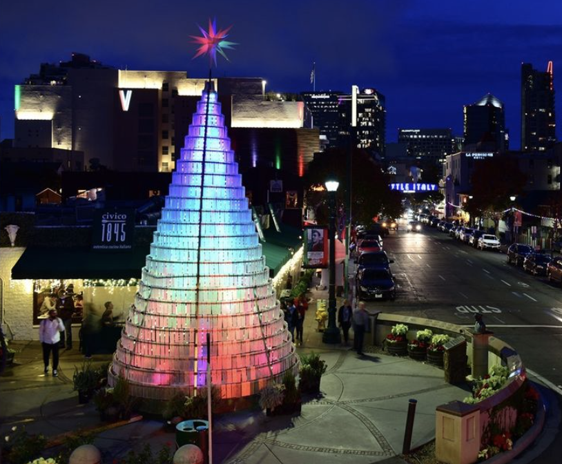 SanDiegoVille Watch San Diego's Little Italy Tree Lighting Ceremony Live