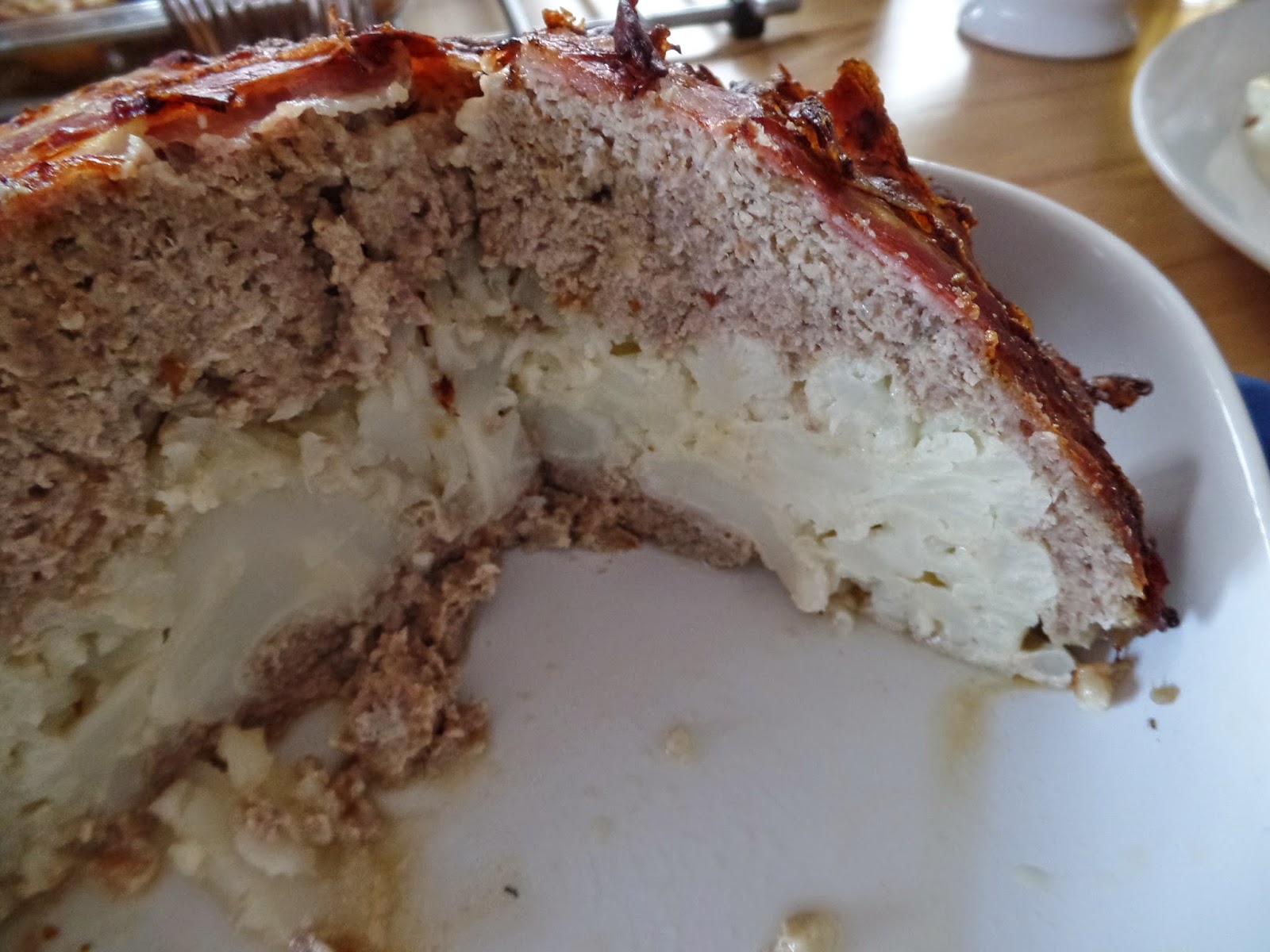 Biancas Just Cook: Blumenkohl im Hackfleisch-Speck-Mantel