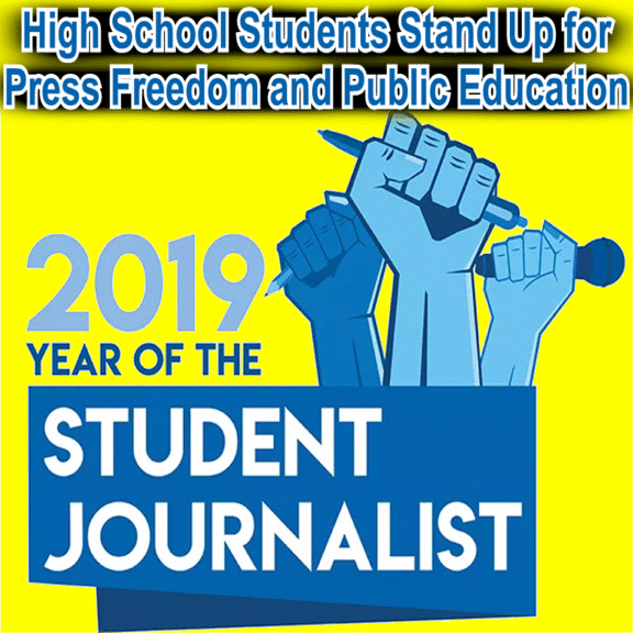 High School Students Stand Up for Press Freedom and Public Education
