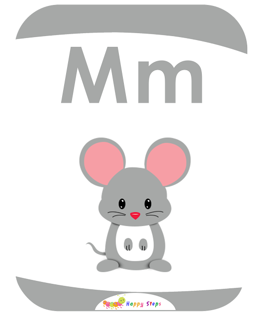 Letter M - Mouse  Flashcards