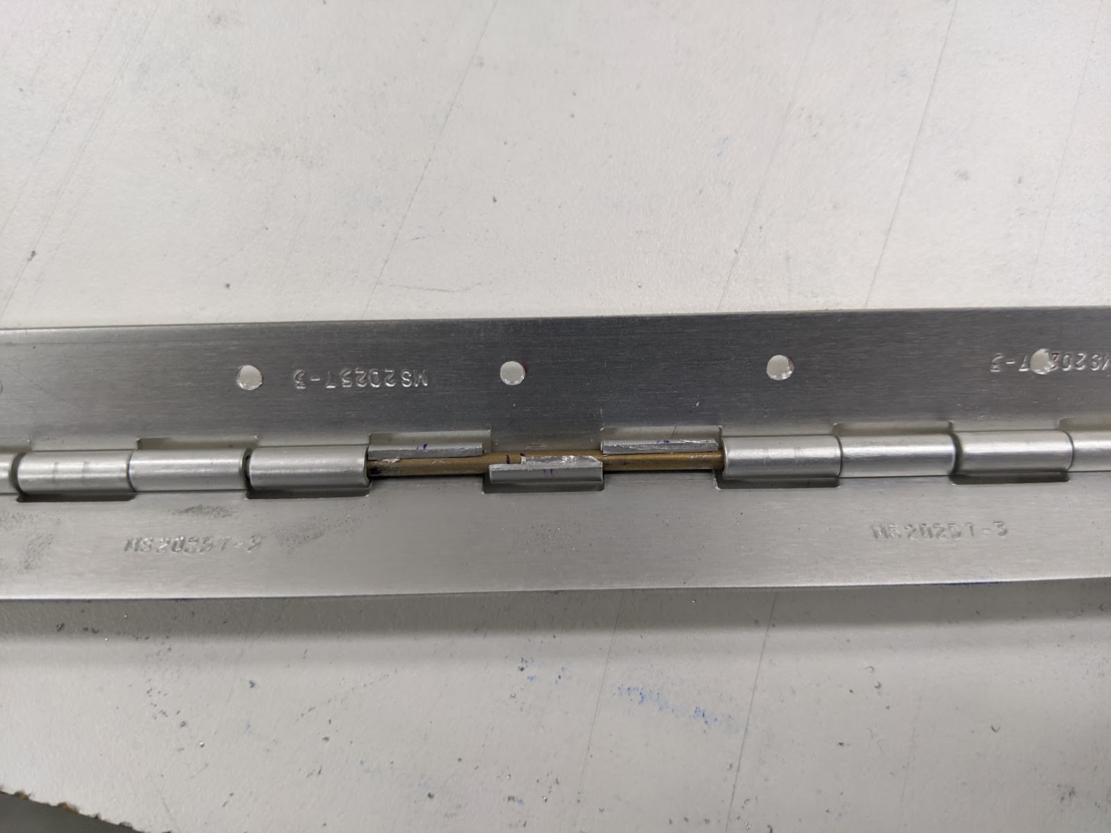 Damazio family's RV10 project Baggage door started