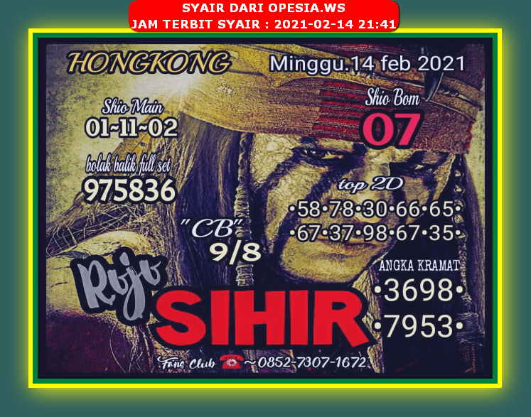 Syair Hk Hari Ini Minggu 14 Februari 2021 Opesia Official Syair Hk Hari Ini Minggu 14 Februari 2021 Opesia Official