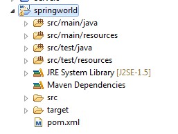 spring core example with maven - LIFERAY WAY
