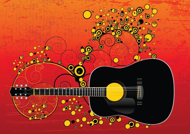 18 Free Electric Guitar Vector Art Graphics