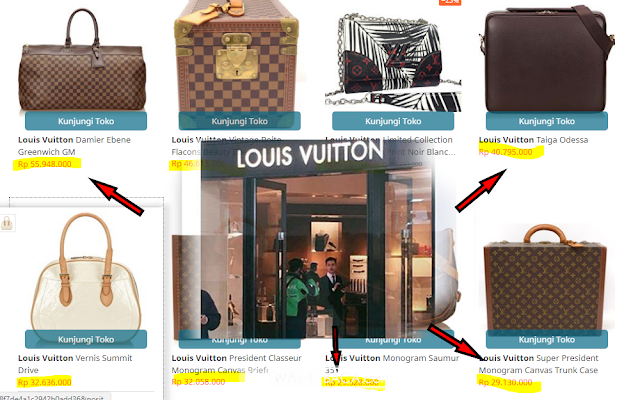 Viral, Foto Driver Ojek Masuk Toko Louis Vuitton, Greget Banget...