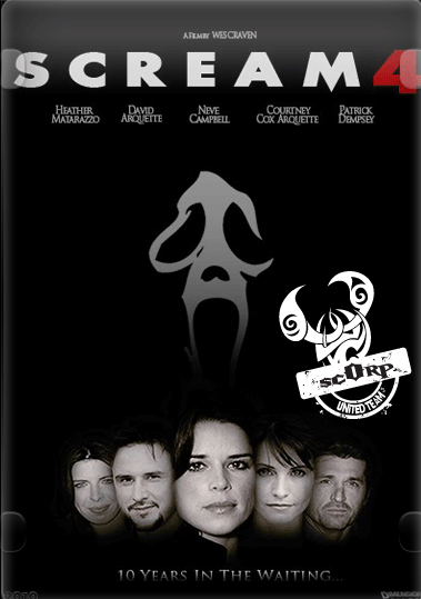 Movie 4 free: Scream 4 (2011) 720p (550MB) / (400MB)