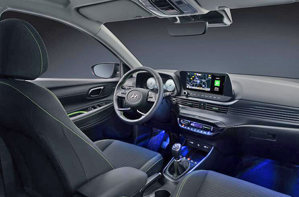 Burlappcar: 2021 Hyundai i20 Interior