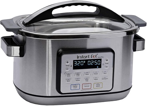 Instant Pot Aura Pro – 11 in 1 Programmable Multicooker with Sous Vide