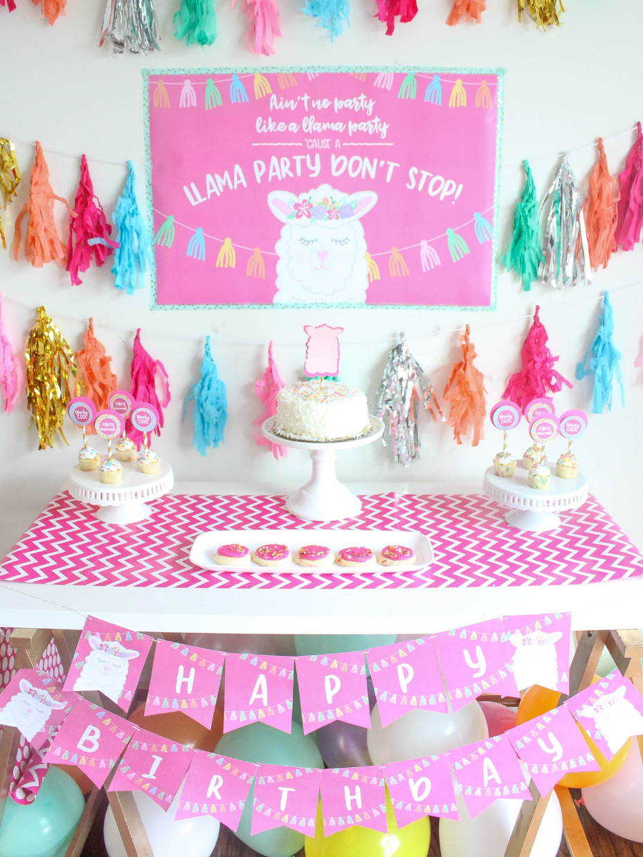 Musings Of An Average Mom Llama Birthday Printables