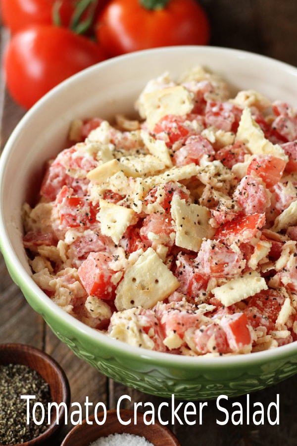 Tomato Cracker Salad happy cook