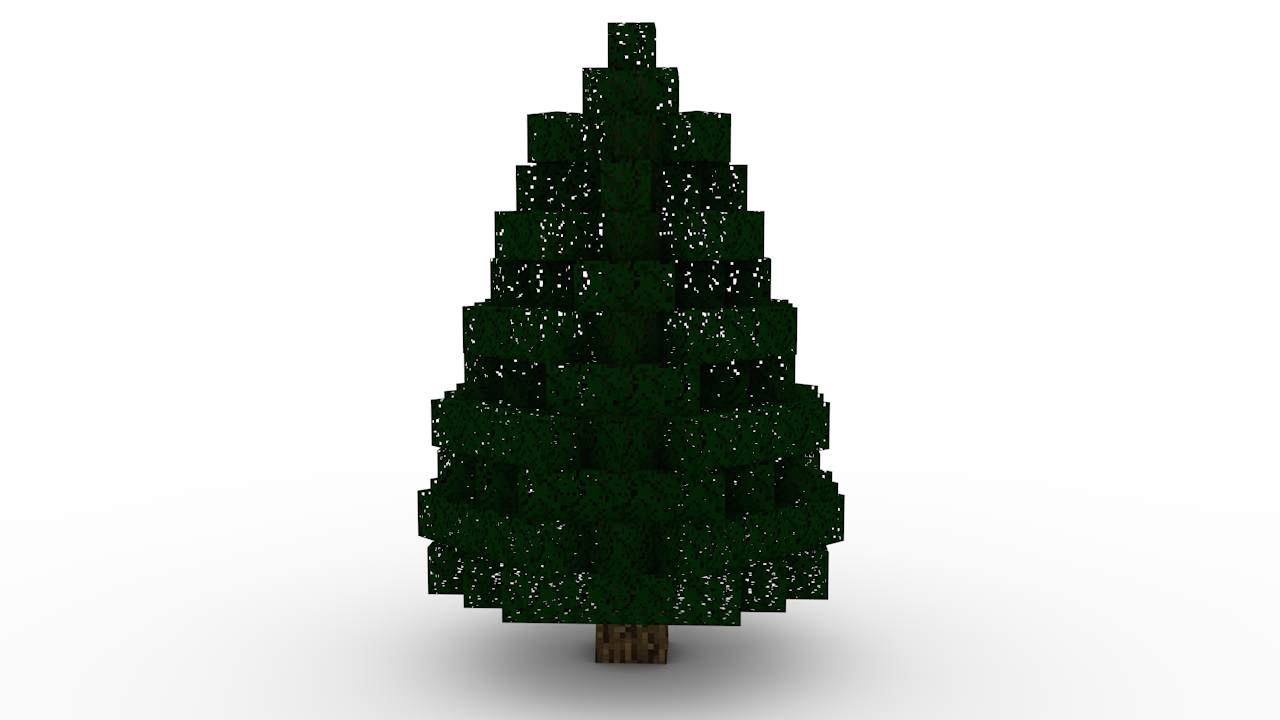 Minecraft Chsristmas Tree Rig Cinema 4D Anz Creations