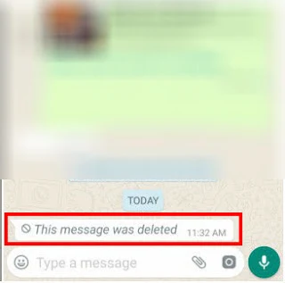 كيفية حذف رسالة الواتساب بعد إرسالها في الآندرويد: