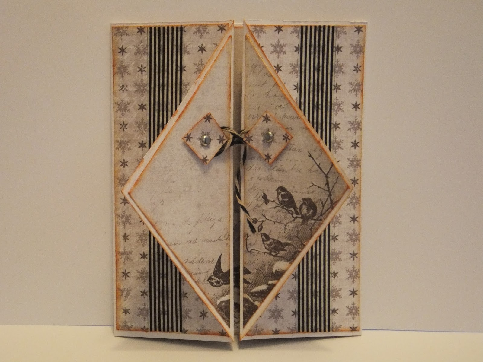 The Rubber Buggy Concertina Card Tutorial video with Bev