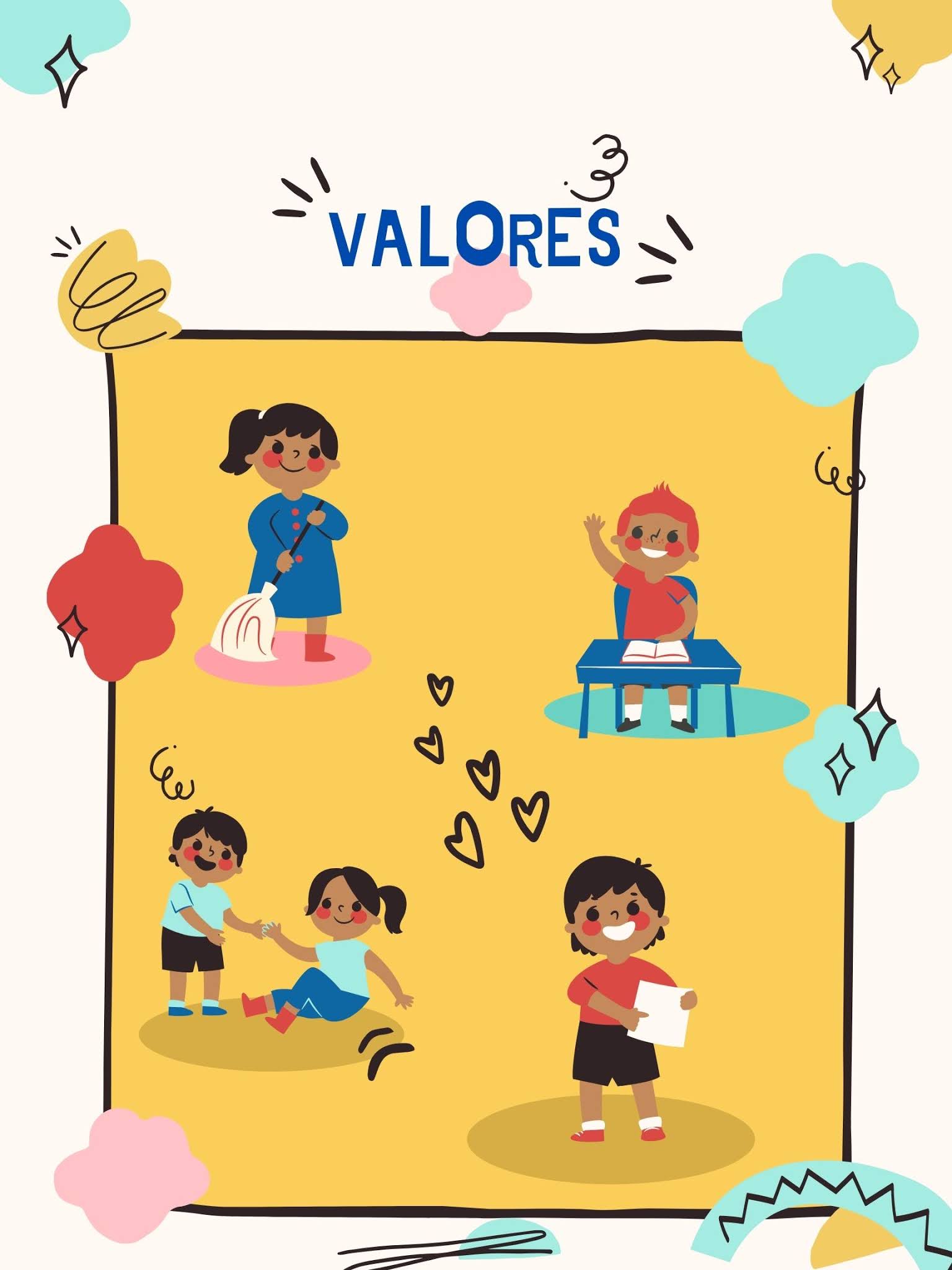 LOS VALORES EN LA NIÑEZ Y