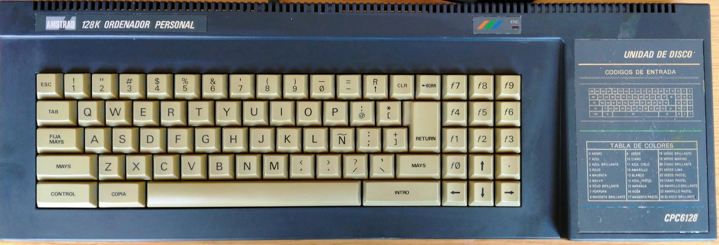 Amstrad CPC6128 128k-no probado-Sólo Equipo 