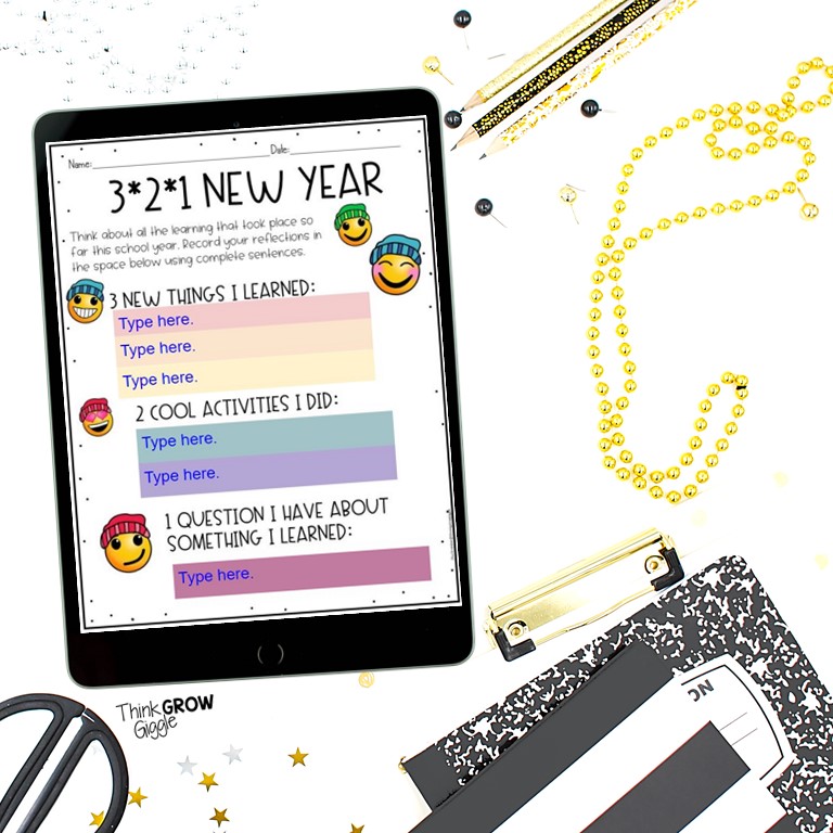 Simple New Year's Day Activities to Celebrate in Your Classroom Think