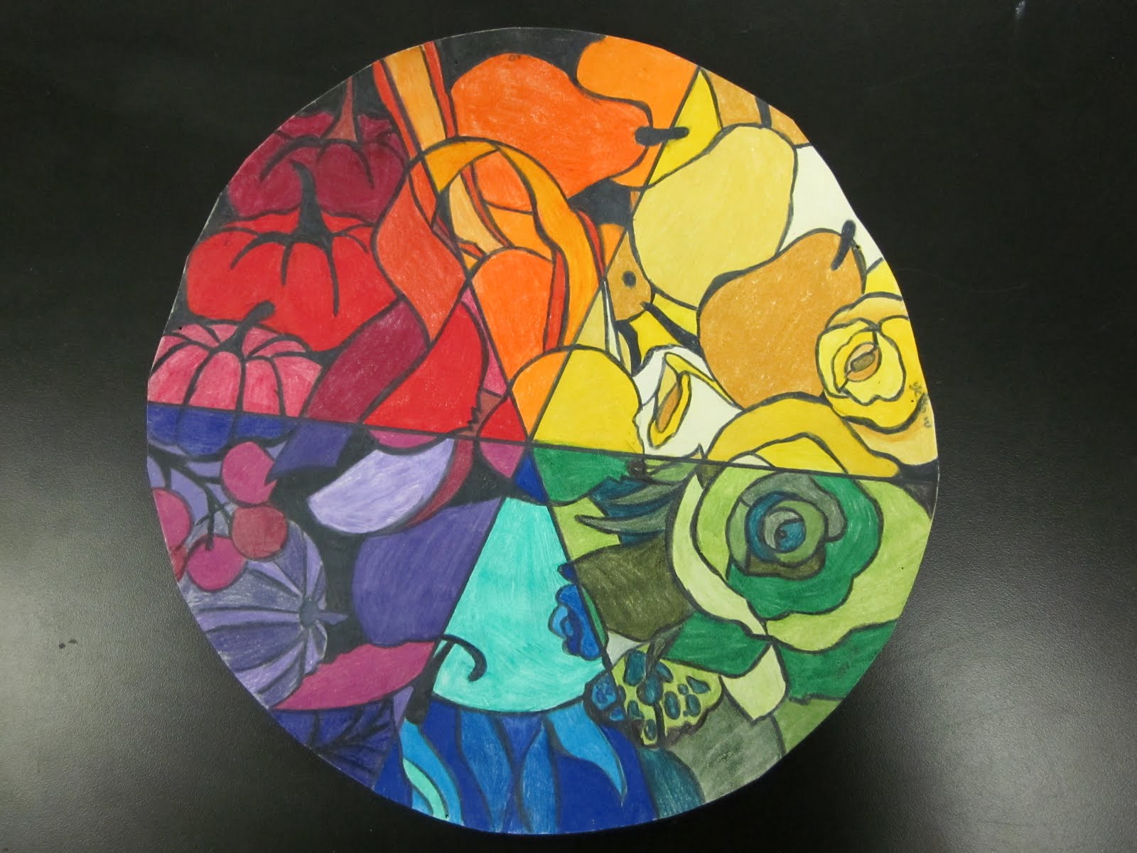 Mrs Highsmith Loves Art Color Wheel