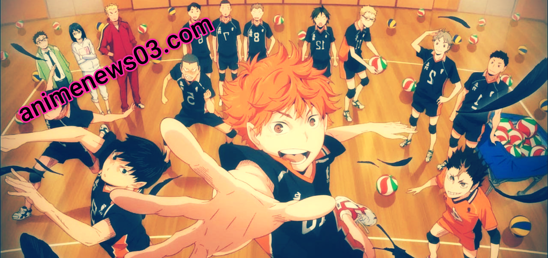 أعلان جديد لأنمي haikyuu النصف الثاني الذي سيعرض في أكتوبر