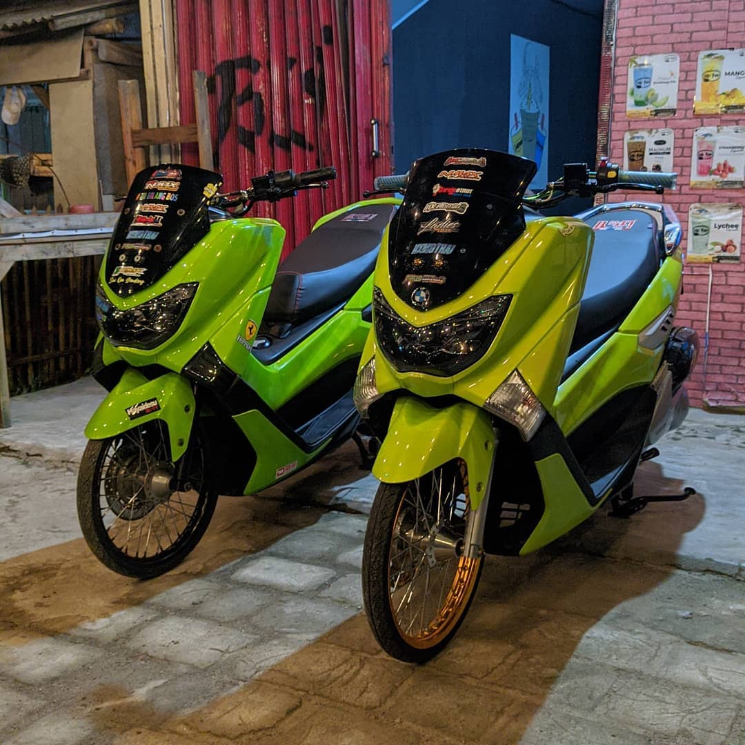Modifikasi Nmax Warna Kuning Polos, Original, Doff, Metalik, Candy