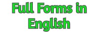 Full Form in English