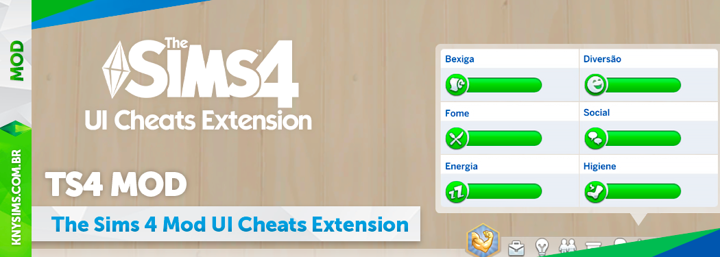 Mod Sims4 Traduzidos: Ui Cheats Extension