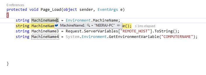 How To Get Machine Name In Asp Net C Neeraj Code Solutions Asp Net C Mvc Javascript Sql Server Jquery Gridview Html5 Datalist