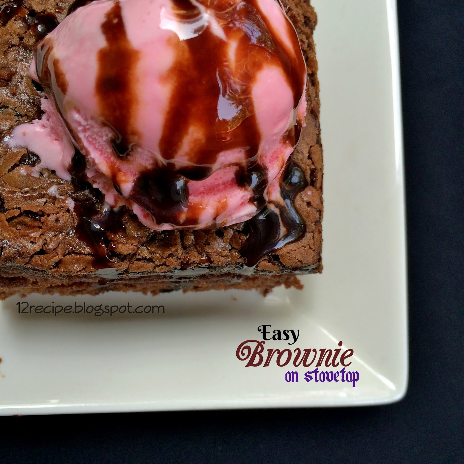 Easy Brownie On Stovetop Recipe Book