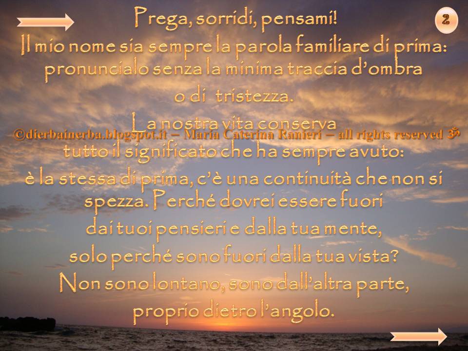 La morte non è niente...di Henry Scott Holland | Di Erba in Erba e non