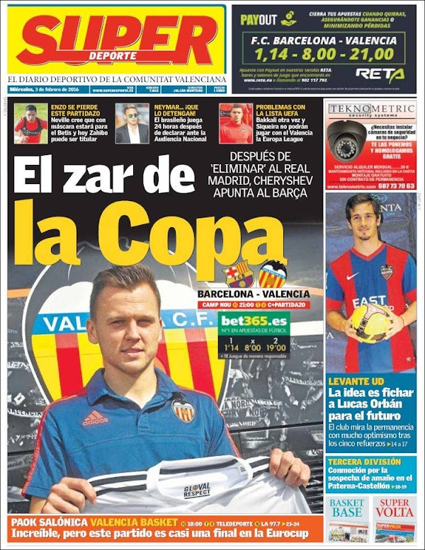 Valencia, Superdeporte: "El zar de la Copa"