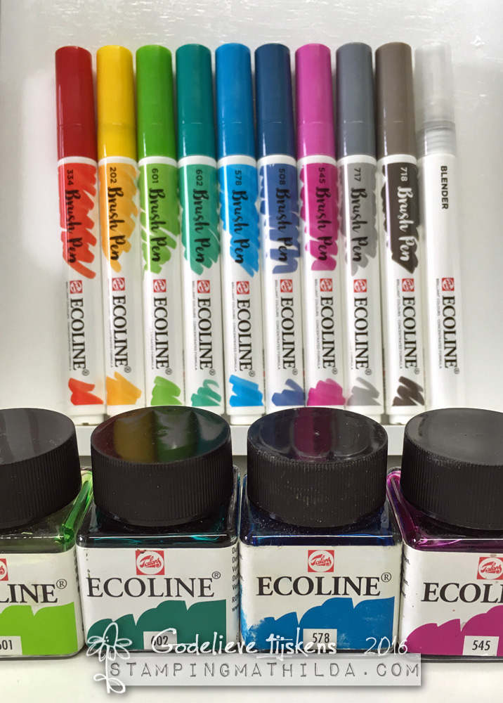 StampingMathilda Talens Ecoline Brush Pens