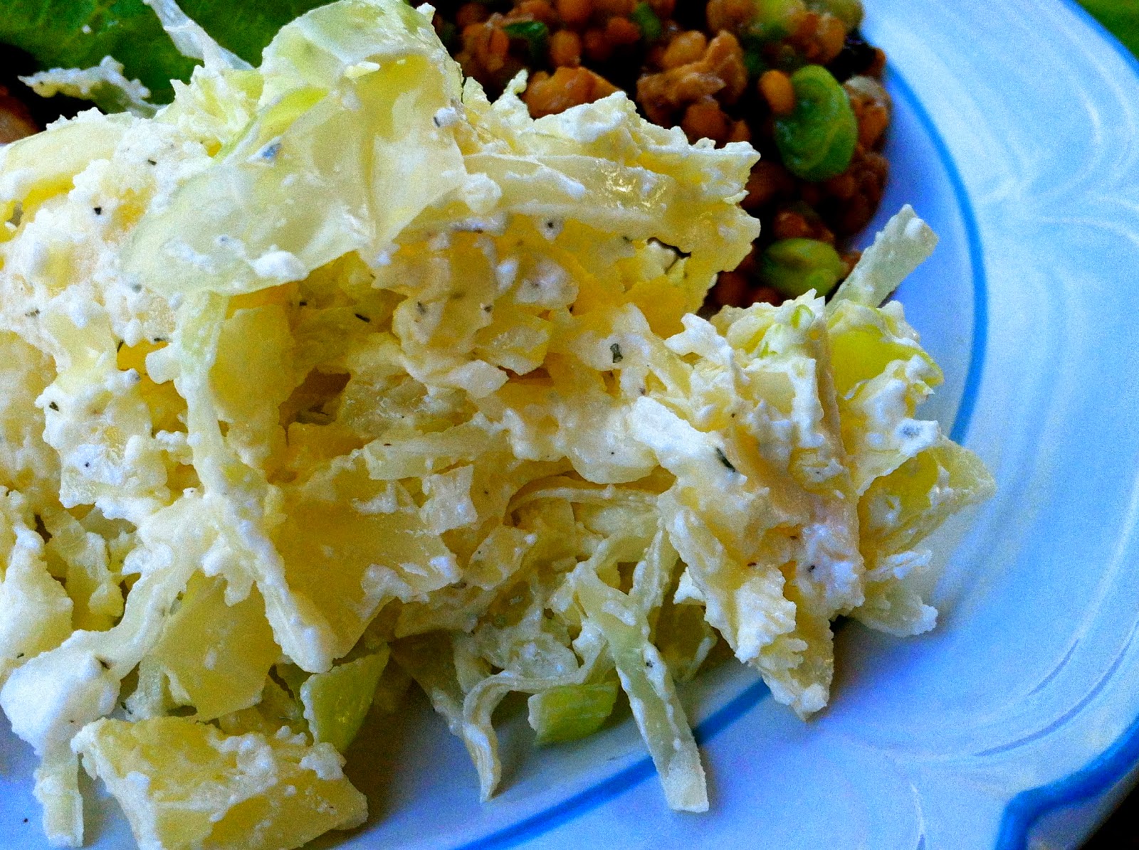 Potato And Cabbage Slaw