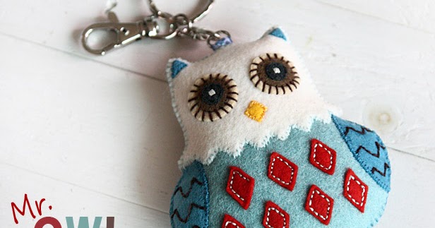 Nice wool owl Key keypad.