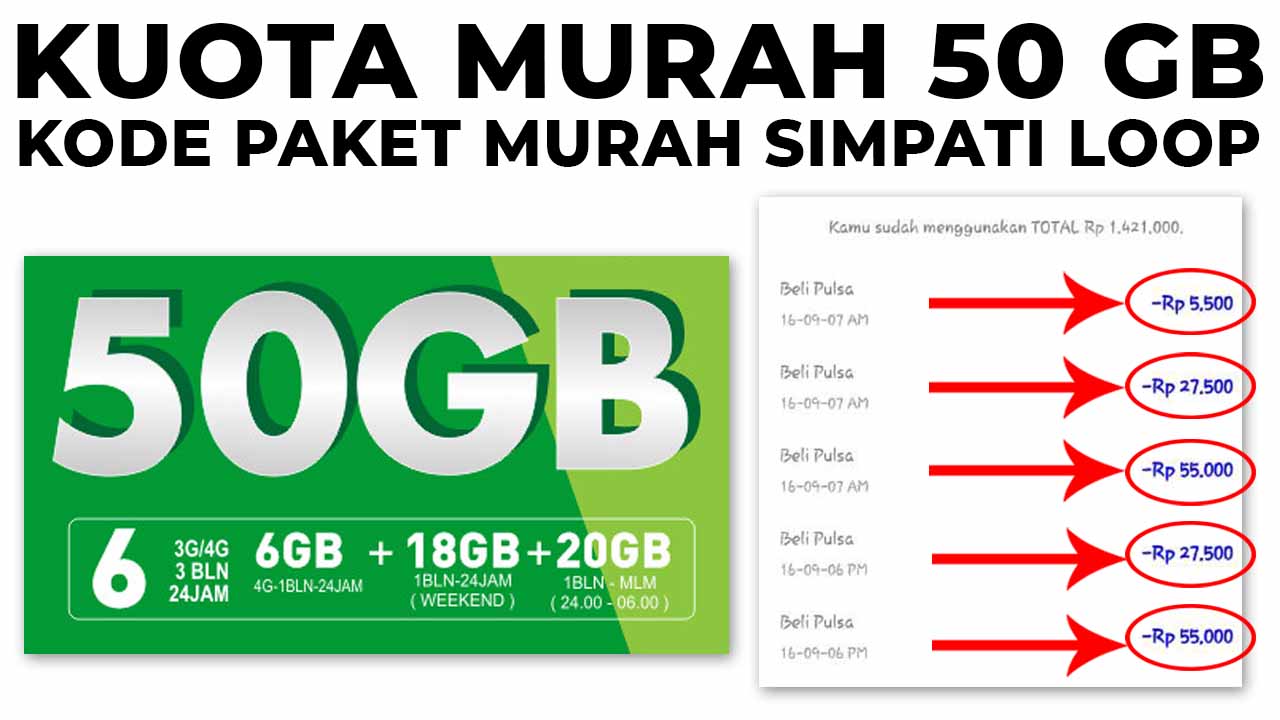 20 Kode Paket Murah Simpati Loop Dan Dial Paketan Telkomsel Murah Klikdisini Id