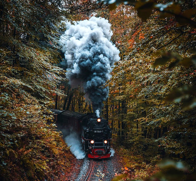 My Postcard Page Germany Map Harz National Park